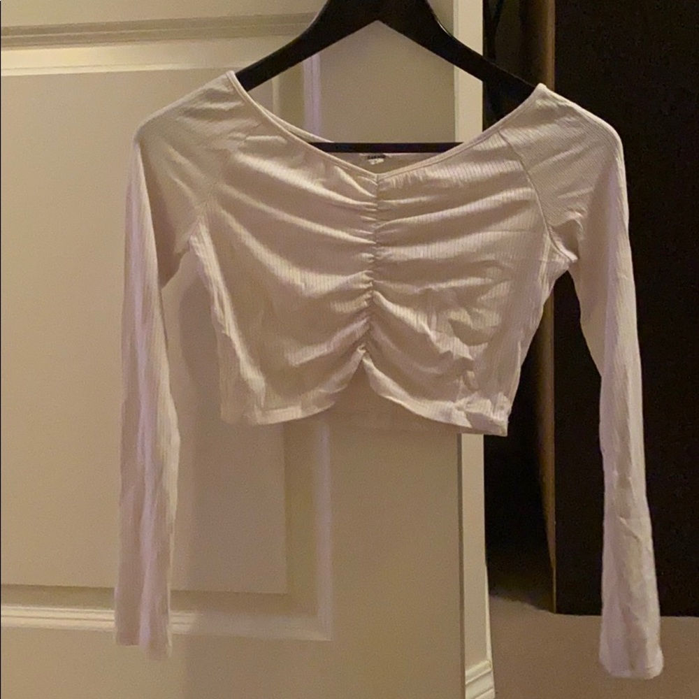 Garage top off the shoulder long sleeve